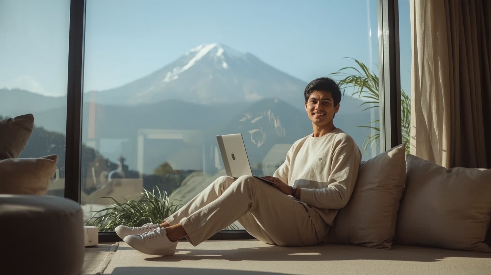 Professional working remotely